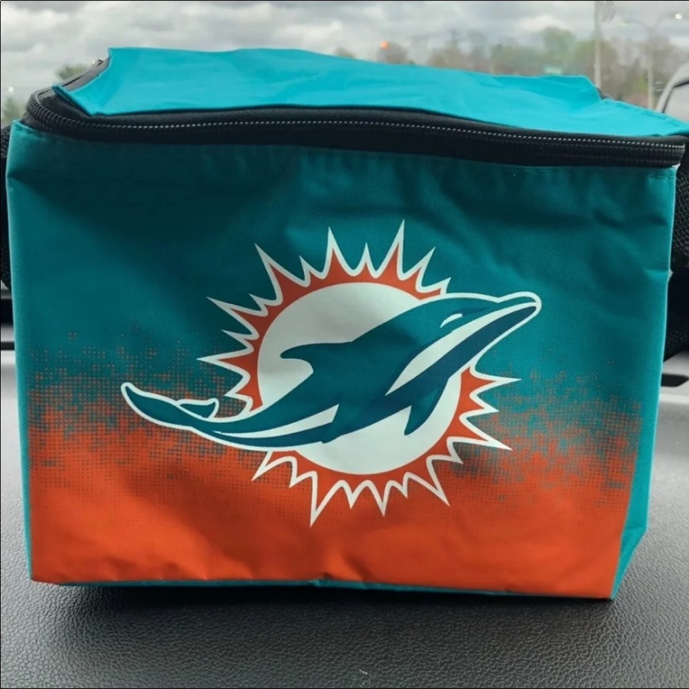Miami Dolphin NFL Team Lunch Bag - Picture 1 of 2